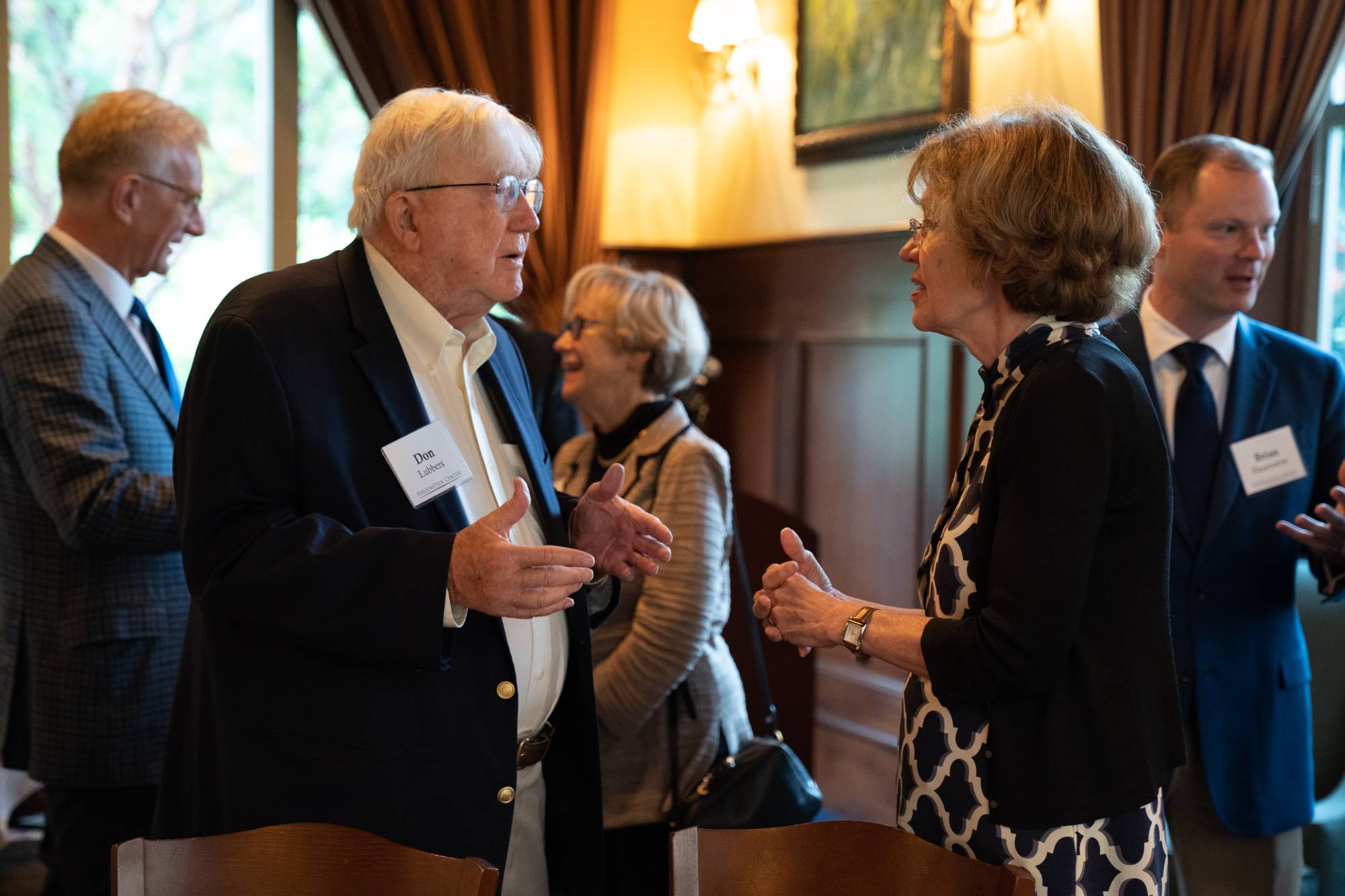President Emeritus Don Lubbers and Lynne Olson